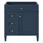 Meuble-lavabo de salle de bain de 30 po sans lavabo supérieur, armoire de rangement moderne avec 2 tiroirs et un tiroir rabattable (BASSIN INCLUS)-131660308