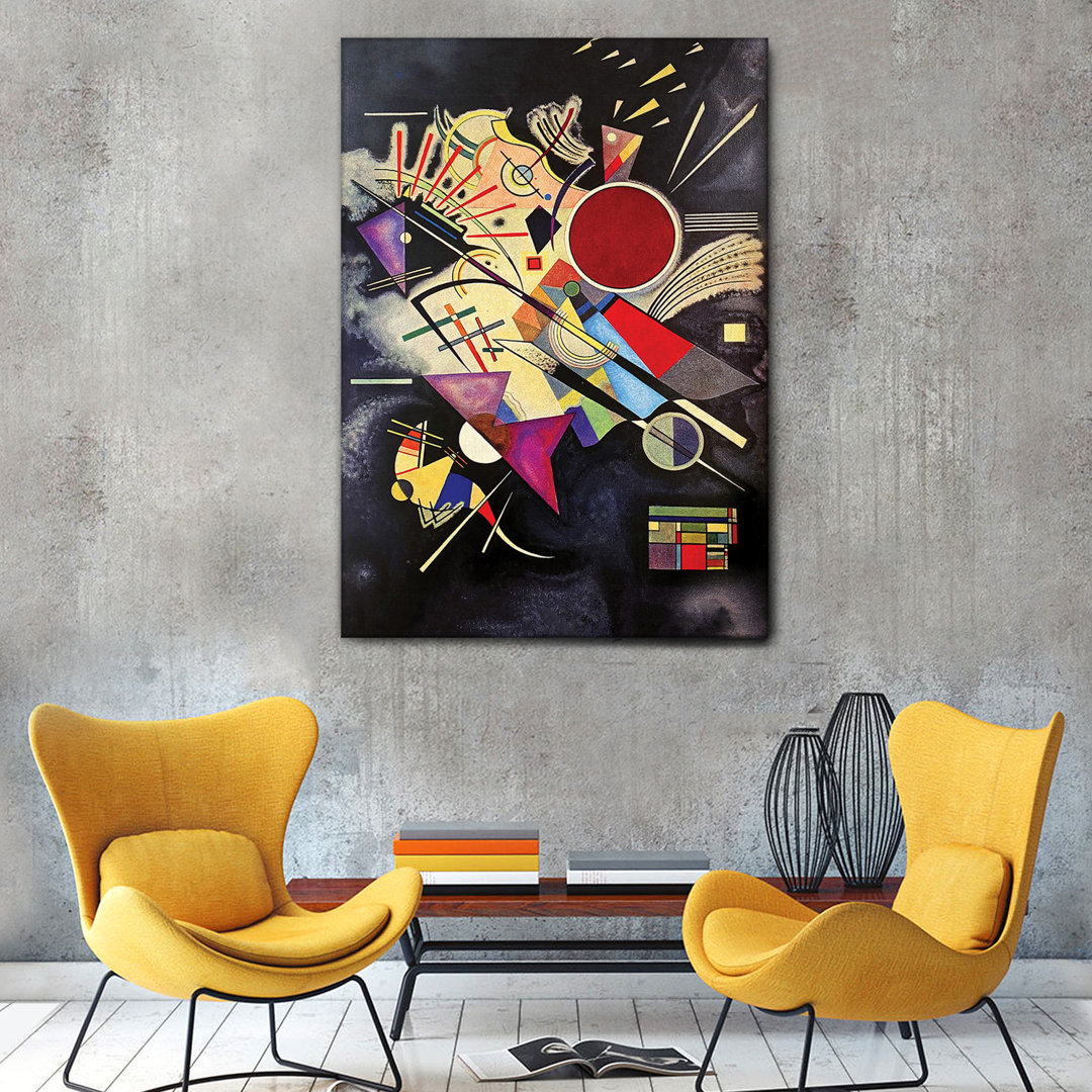 Leinwandbild Accompagnamento Nero von Wassily Kandinsky