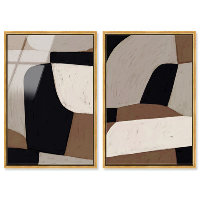 All The Way Set High-Gloss Frameless Acrylic Glass Wall Art Abstract Print by Oliver Gal, Ready to Hang, 10 x 15