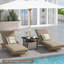 Table d'appoint en osier et rotin -2071975700