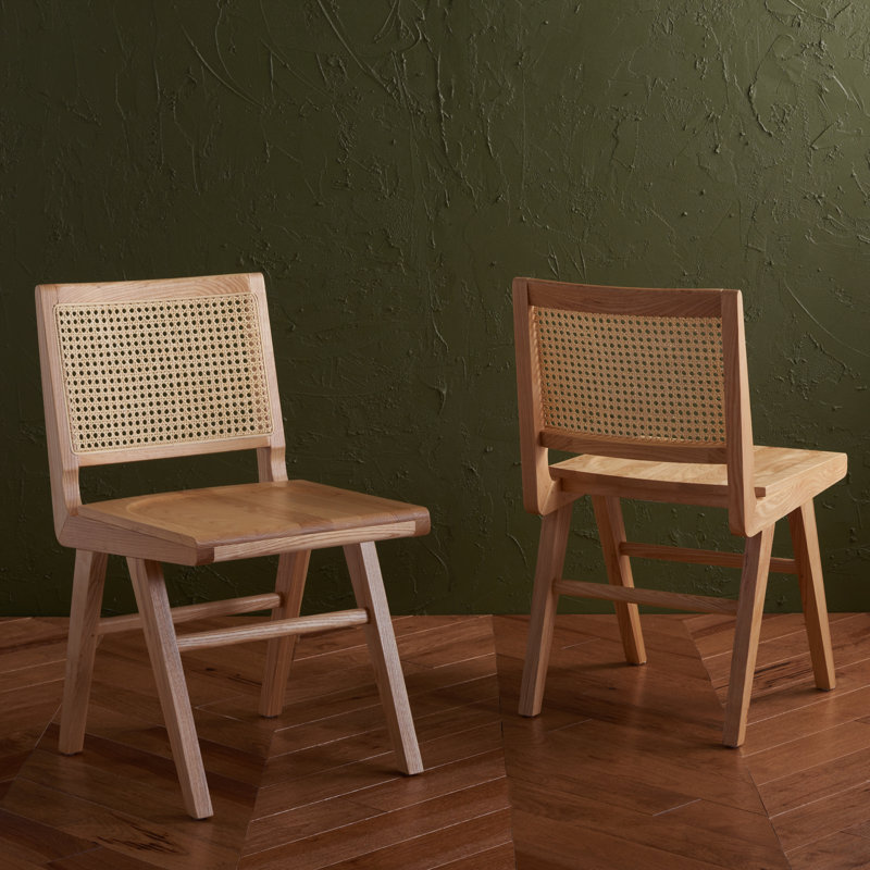 Arieana 20.1'' H Ash Side Chair, Natural