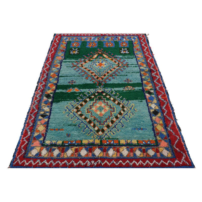 One-of-a-Kind 4'4”x7'1” Hand Knotted Area Rug