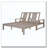 Outdoor Double Lounge Chair with 5-Position Adjustable Backrest-1672858203