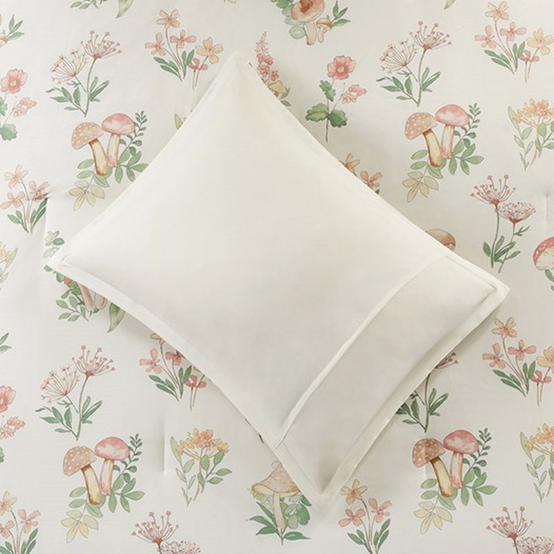 Mushroom Garden Bedding Full/queen, Fabric, , Microbial