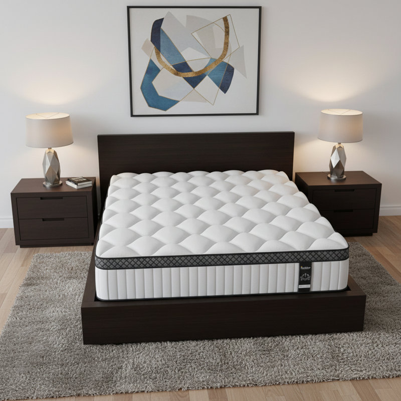 Grand matelas hybride en mousse 10 po