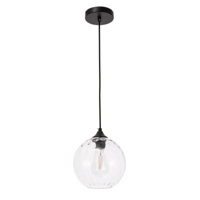 Luminaire suspendu sphère 1 lumière Douthit