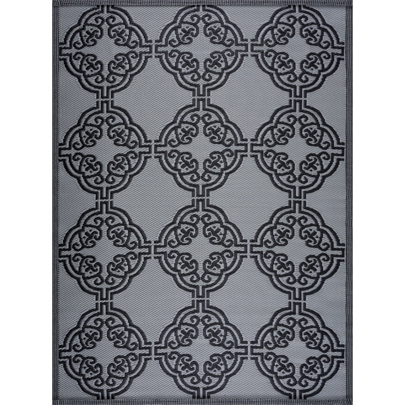 Balasingam Geometric Indoor / Outdoor Rug, Rectangle 5' x 7'