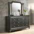 Commode 9 tiroirs avec miroir Kaitlyn