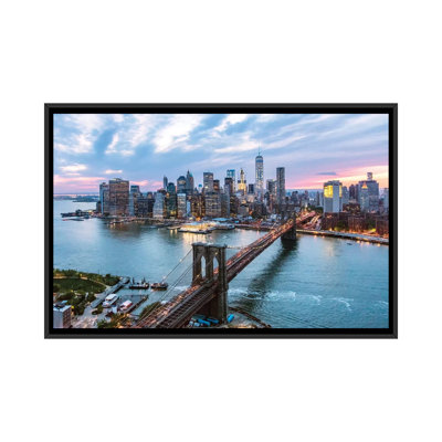 " Brooklyn Bridge And Lower Manhattan Skyline, New York City, New York, USA " by Matteo Colombo