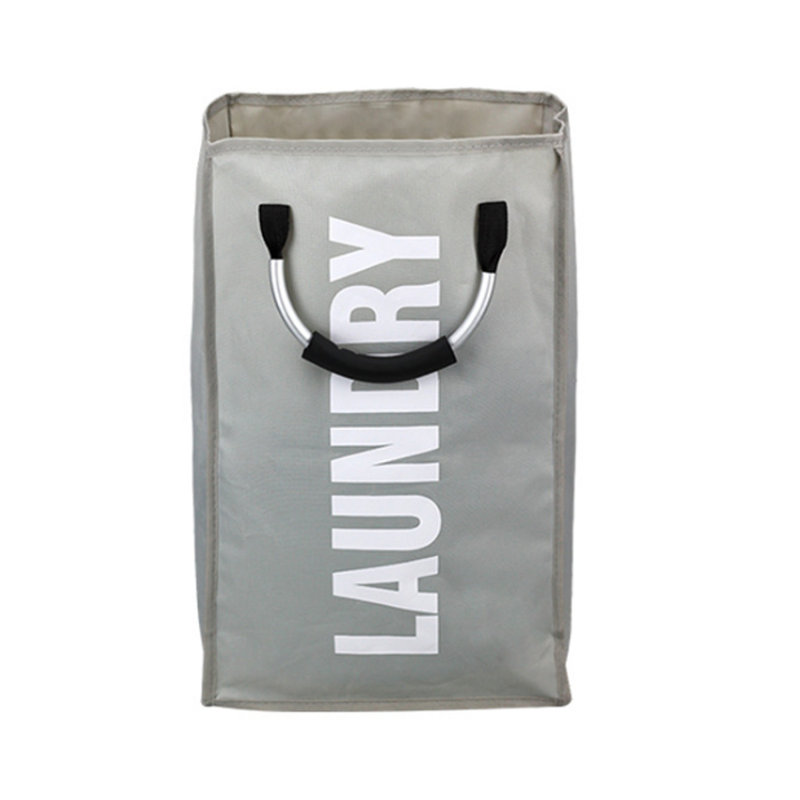 Panier à linge portatif, Gris