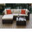 Slunce 4 - Person Outdoor Seating Group with Cushions (Set Of 5)-87396562