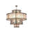 16 - Light Dimmable Drum Chandelier