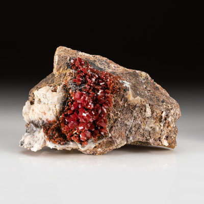 Genuine Vanadinite Crystal Cluster