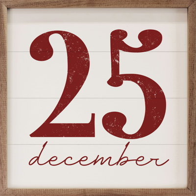 25 décembre - blanc
