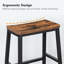 Tabouret de comptoir court 22,6 po Sayaan