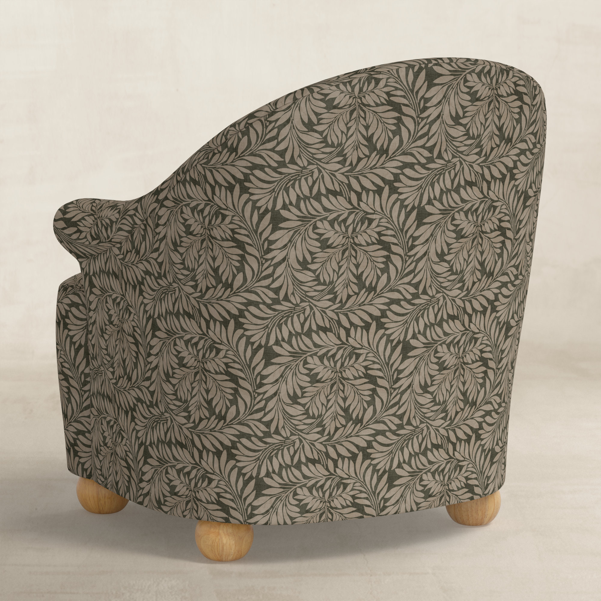 Upholstered Armchair, Olive Mauve