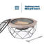 Tambellini Round Cast Iron Smokeless Fire Pit