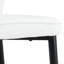8 chaises de salle à manger modernes avec un dossier élégant en PU et des pieds en métal pour une expérience de maison confortable dans la cuisine, sans les tables-2020835950