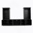 Wall Unit Entertainment Center With Bookshelves For Tvs Up To 80", Modern TV Stand Media Console With Adjustable Shelves For Living Room-830758492