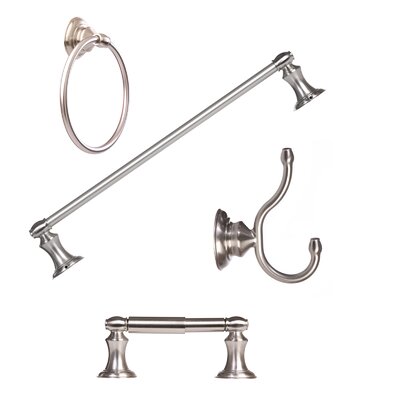 Highlander 4 - Piece Bathroom Hardware Set -  ARISTA, BA3502-4PC Set -SN