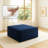38" Luxury Armless Module Sofa Ottoman For Living Room, Comfy Cloud, No Assembly Required, Modern Modular Sofa With Deep Seat, Upholstered Plush Couches-1218630812