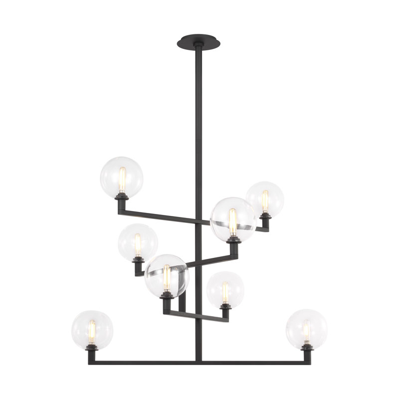 Gambit 8 - Light Chandelier, Yes, Nightshade Black