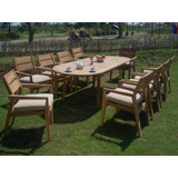 Harva Outdoor 7 - Piece Teak Dining Set