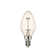 Visual Comfort & Co. LED Torpedo shape 4W 2700K Soft White E12 Candelabra base Clear Edison Style light bulb