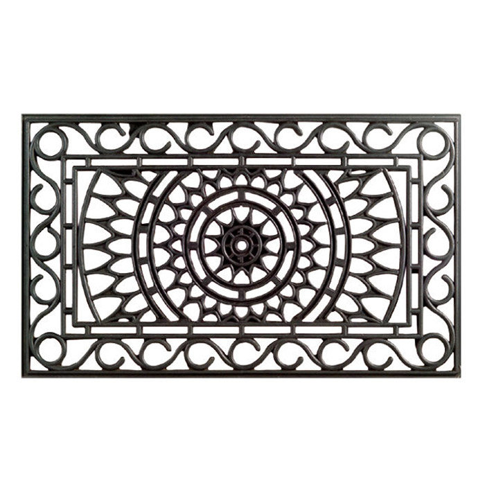 Tapis pour porte d’extérieur antidérapant Needville, H 18 po x l 30 po
