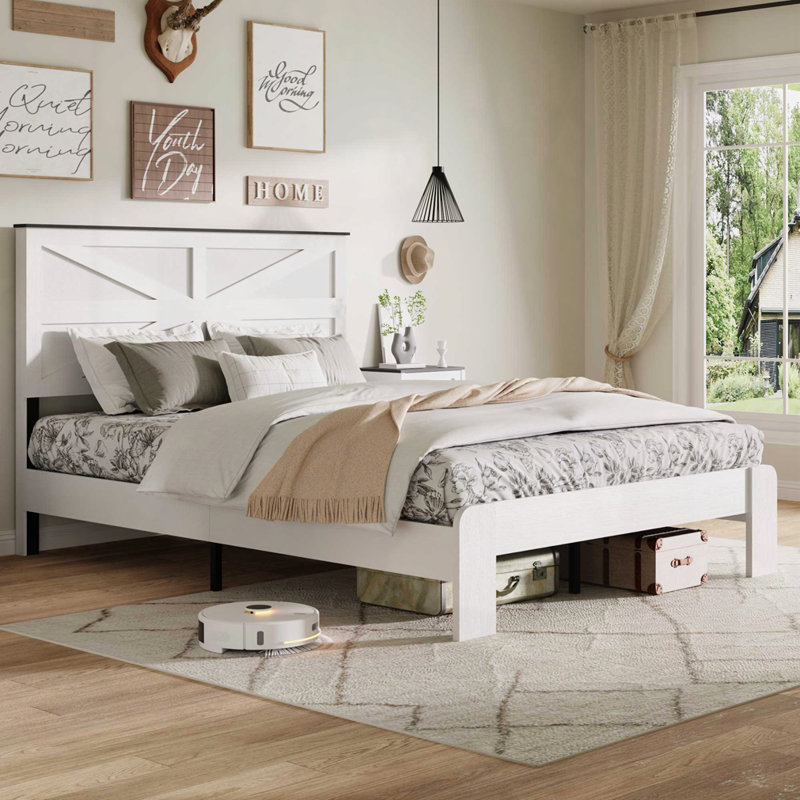 Full Bed Frame Large Under Bed Storage, Full