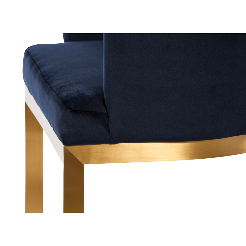 Waynesboro 19'' H Velvet Upholstered Armchair
