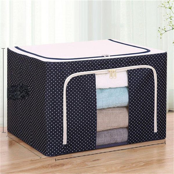 Storage Box with Lid Latitude Run Color: Navy