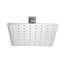 Pomme de douche à pluie ultra-mince en acier inoxydable 304 - Cascade haute avec buses autoportantes, abri pour tout le corps, procédure d'installation simple, excellent moment de douche, étapes faciles, merveilleux