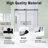 56-60 In. W × 60 In. H Frameless Single Sliding Shower Door With 1/4" Clear Tempered Glass In Matt Black |  Explosion Proof Film |  Stainless Steel Handle |  Square Tube Track-121432768