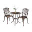 Aspen 2 - Person Patio Dining Set Umbrella Hole Included Round Table