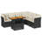 Vidaxl Garden Sofa Set Black