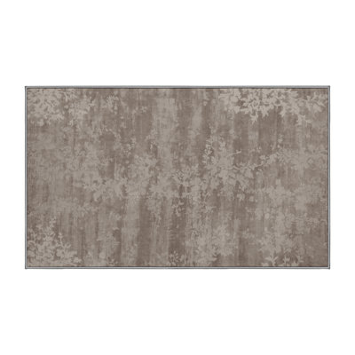 Tapis gris soyeux et moelleux
