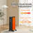 5100 Btu Portable Electric Oil Filled Heater - 3 Heat Modes, Adjustable Thermostat