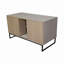 Maison pour chat moderne en bois avec tapis à griffer - 47,64 po x 21,46 po x 25,98 po, 76,4 lb