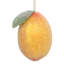 Frosted Lemon Ornament, 4 Inches