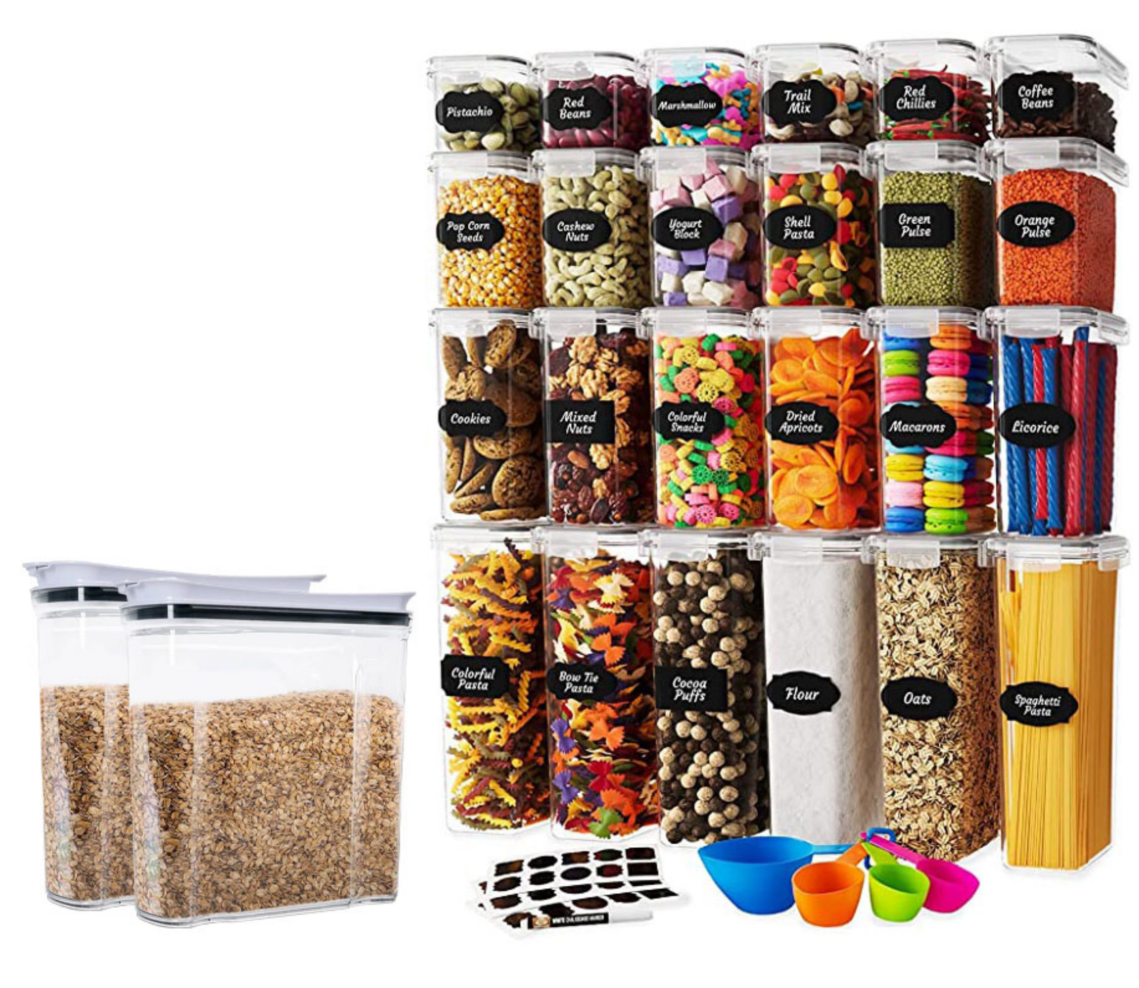 Charlei 32 Container Food Storage Set Prep & Savour