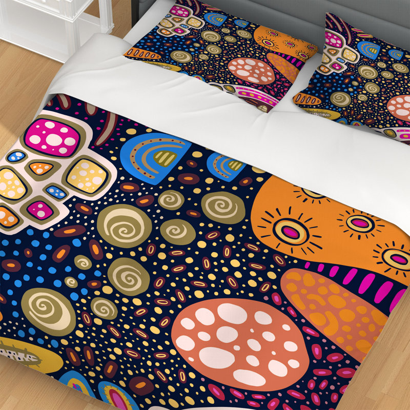 Abstract Duvet Cover, King Duvet Cover + 2 King Pillowcases