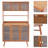 Kitchen Storage Cabinet Freestanding Kitchen Sideboard With Doors