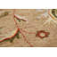 Tapis oriental à motif floral et teinture végétale Ziegler