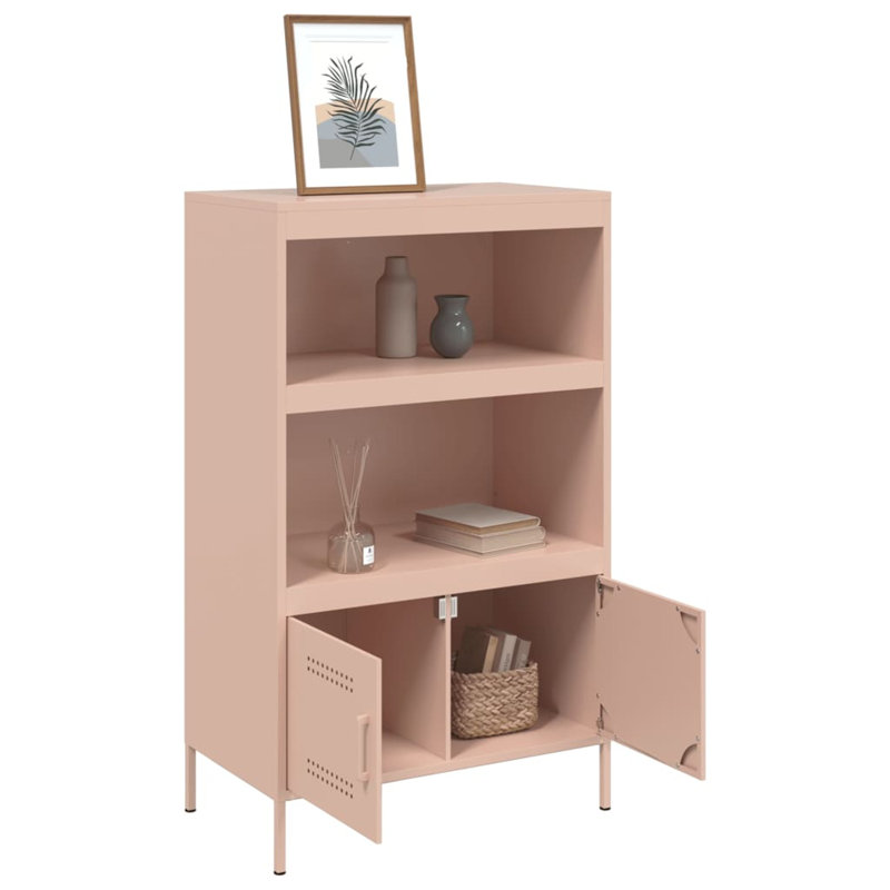 Storage Cabinet, Antique pink and pink
