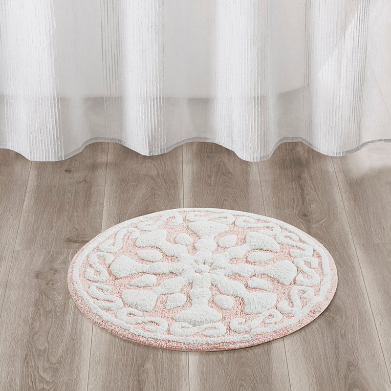 Medallion Cotton Tufted Bath Rug（Only One Rug）