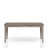 Rustic Gray Dining Table Two Storage Drawers And Leaf