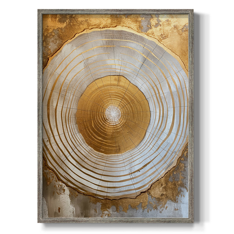 Reproduction encadrée ABSTRACT Series CCXV - bois massif, H 30 po x l 24 po
