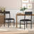Set of 4 Dining Chairs Upholstered Kitchen Chairs Side Chair with Ergonomic Backrest and Padded Seat