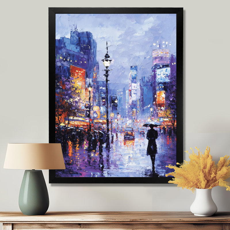 Décoration murale Akihabara Electric District, Reproduction encadrée d'une seule photo sans pass, Noir, H 20 po x l 12 po